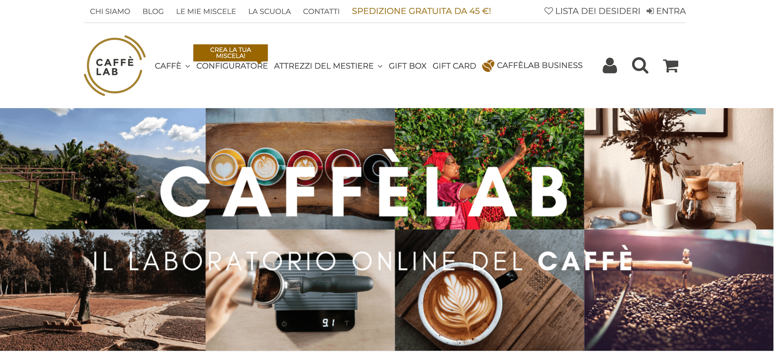 Ordina il tuo caffè preferito, comodamente da casa! Ordina il tuo caffè preferito, comodamente da casa!